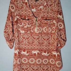 Bohemian dress shirt